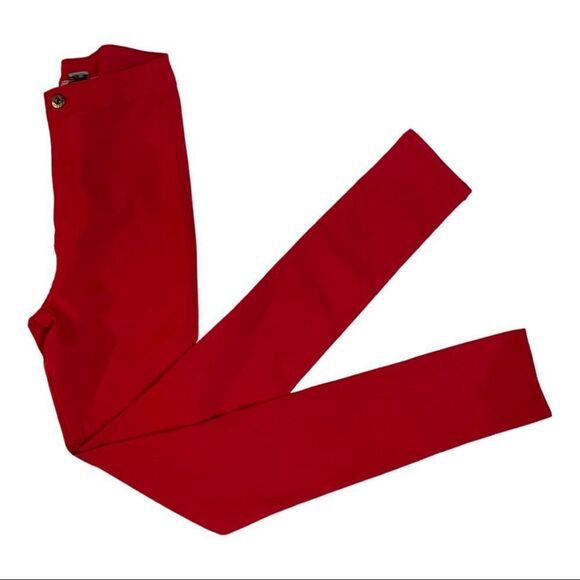 Red Medium Size 7 Size 9 High Waist Stretchy Jeans - Picture 10 of 10